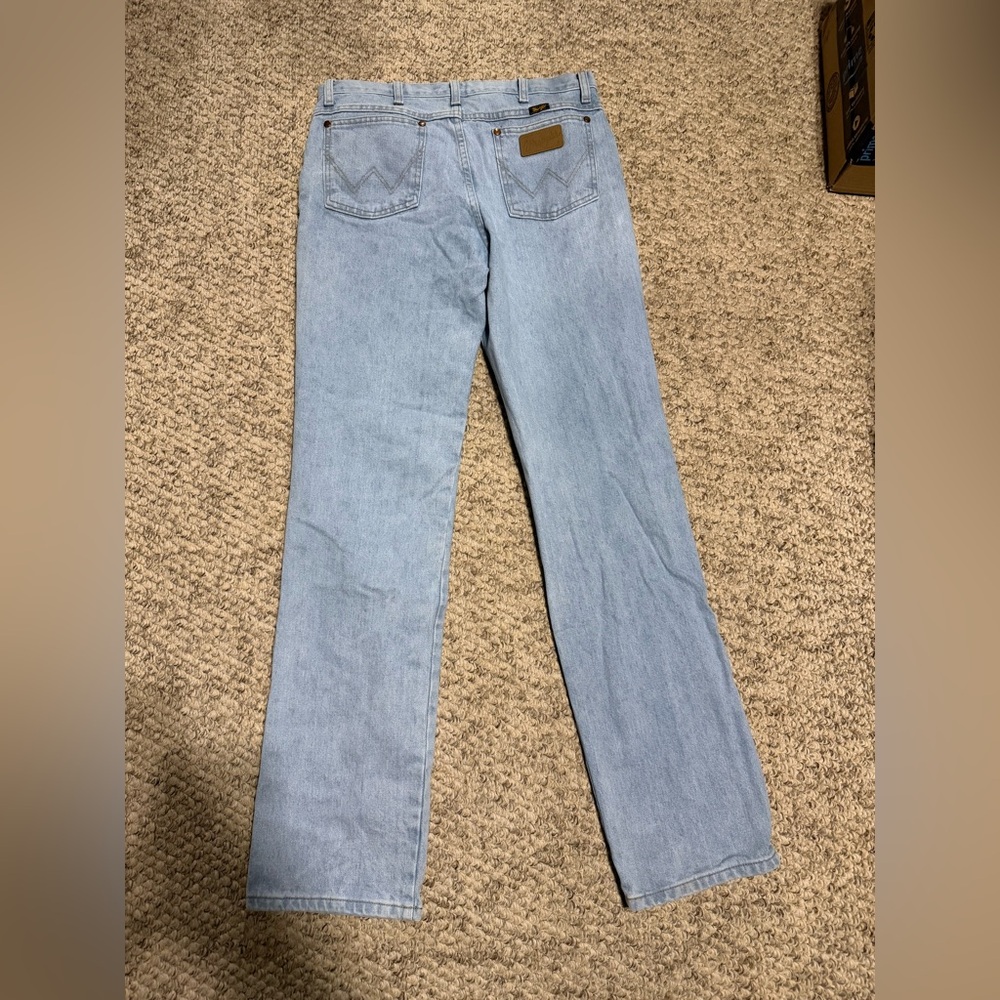 Wrangler Light Blue Straight Leg Jeans